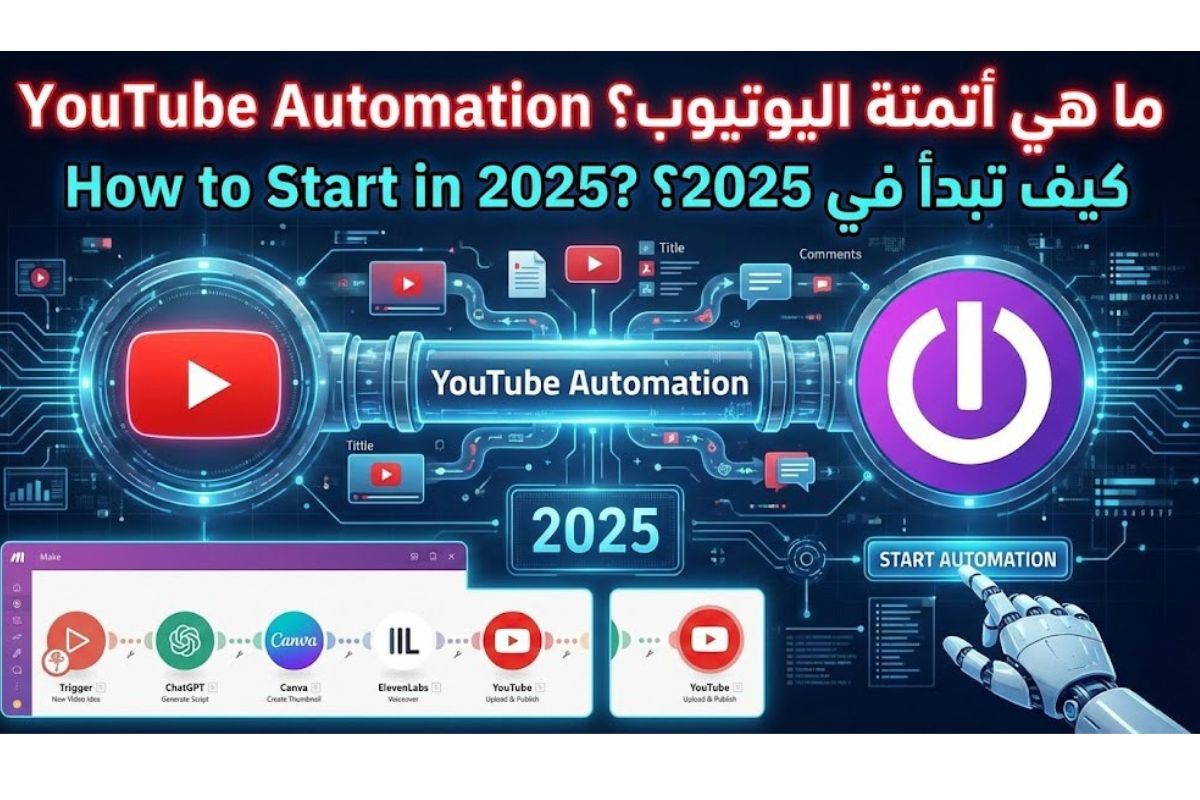 ما هي أتمتة اليوتيوب؟ وكيف تبدأ في 2026؟