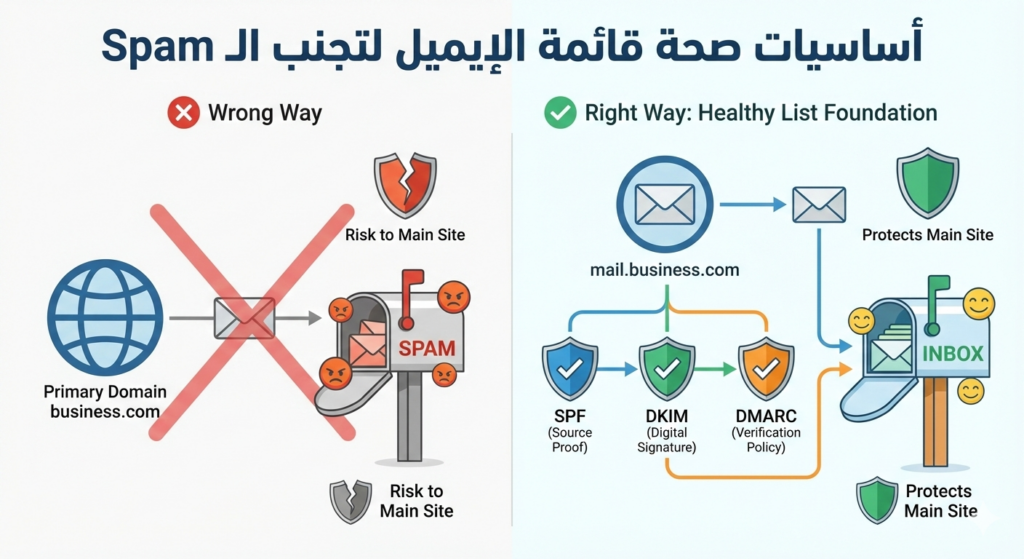 إزاي تحافظ على قائمة الايميل الخاصة بك Spam؟ 