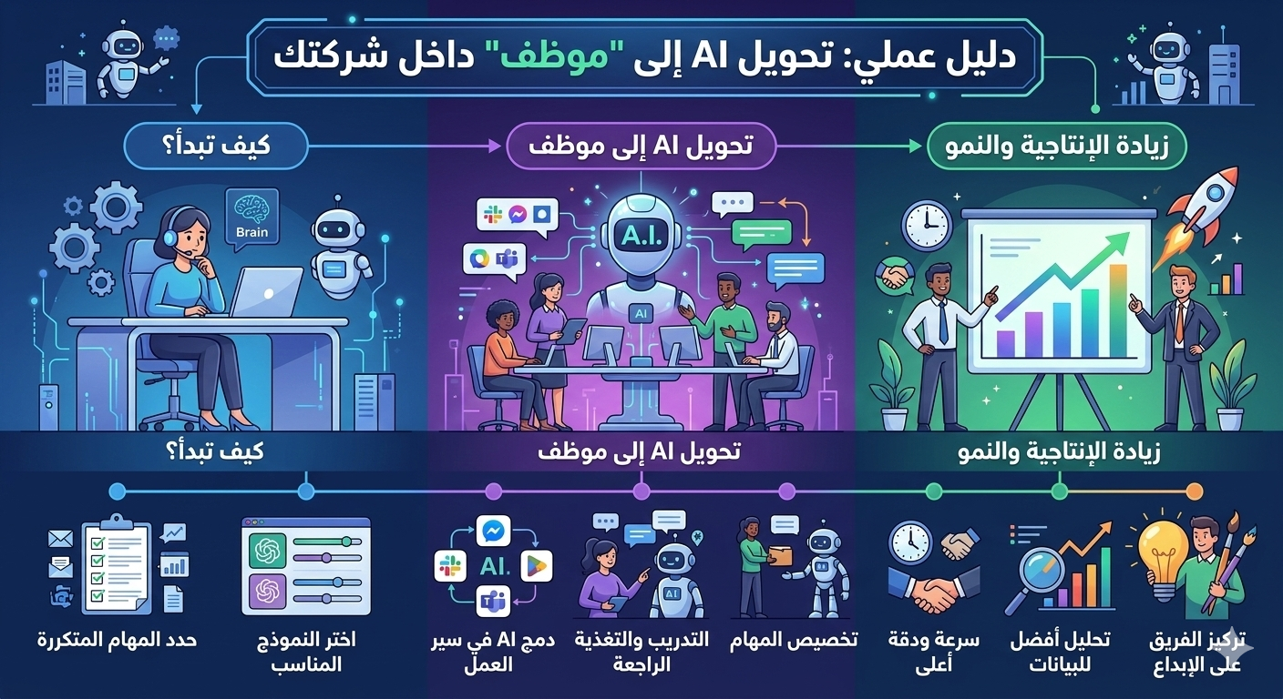 كيف تستخدم Claude في البيزنس؟ دليل عملي لتحويل الذكاء الاصطناعي إلى موظف إنتاجية داخل شركتك