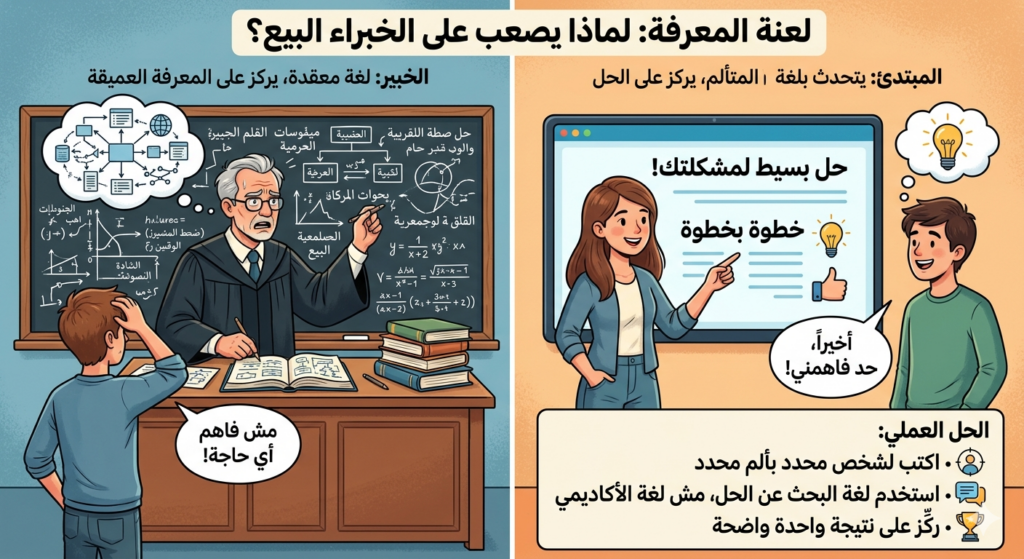 ليه أصحاب الخبرة بيفشلوا في بيع المعرفة أونلاين والمبتدئين بينجحوا