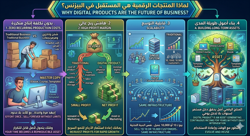 لماذا المنتجات الرقمية هي المستقبل في البيزنس؟