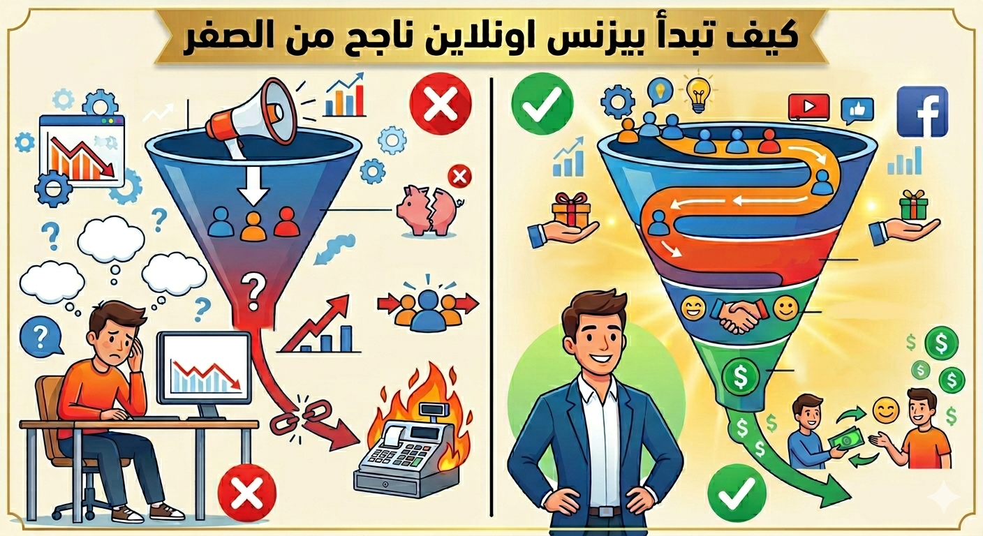 كيف تبدأ بيزنس اونلاين ناجح من الصفر