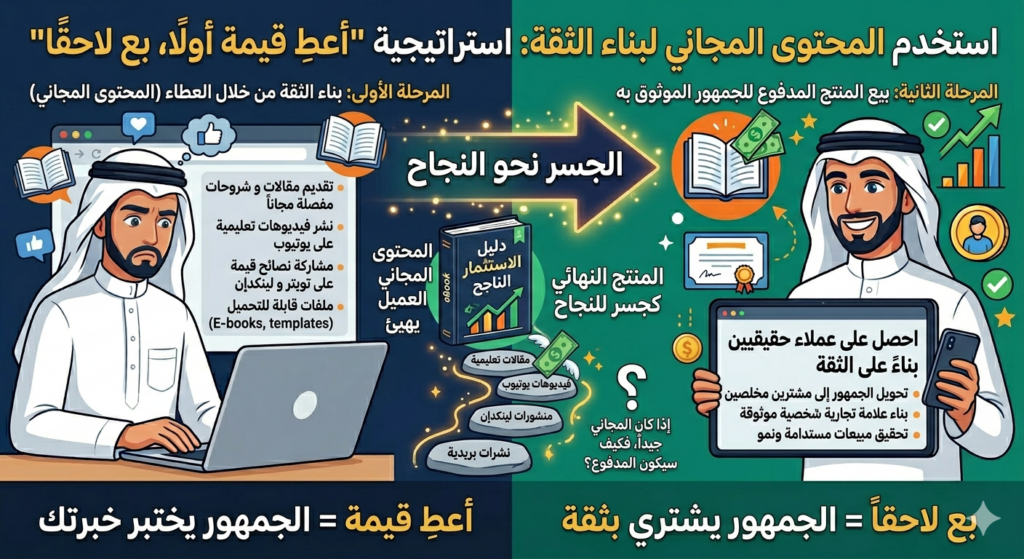 الفكرة الثانية: استخدم المحتوى المجاني لبناء الثقة