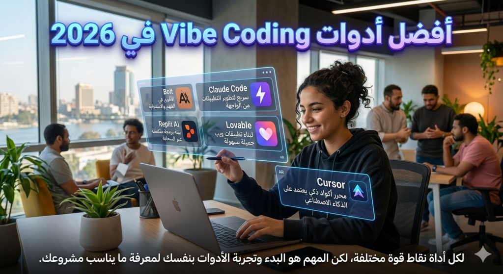 أفضل أدوات Vibe Coding في 2026